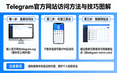 多种访问Telegram官方网站的方法与技巧图解